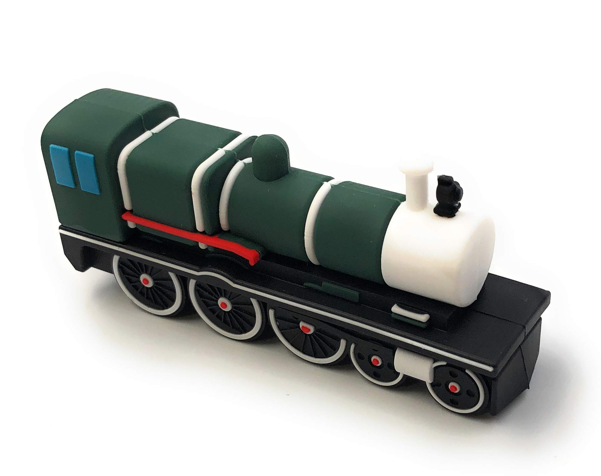 Clé USB train vert drôle 64 Go idée cadeau originale pour passionné - 2