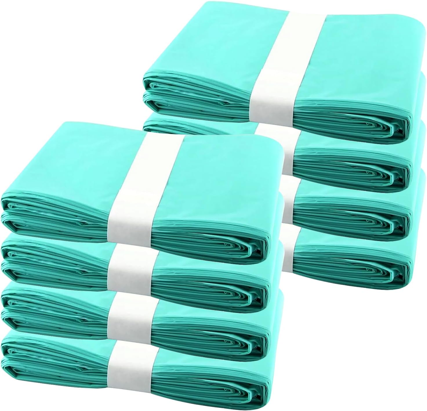Diaper Disposal Liner Refills Compatible with Janibell Akord 280 Slim Model Adult Diaper System, Fits Akord Diaper Pail, Odor Locking, Easy Cut & Tie, Continuous Liner (8 Pack)