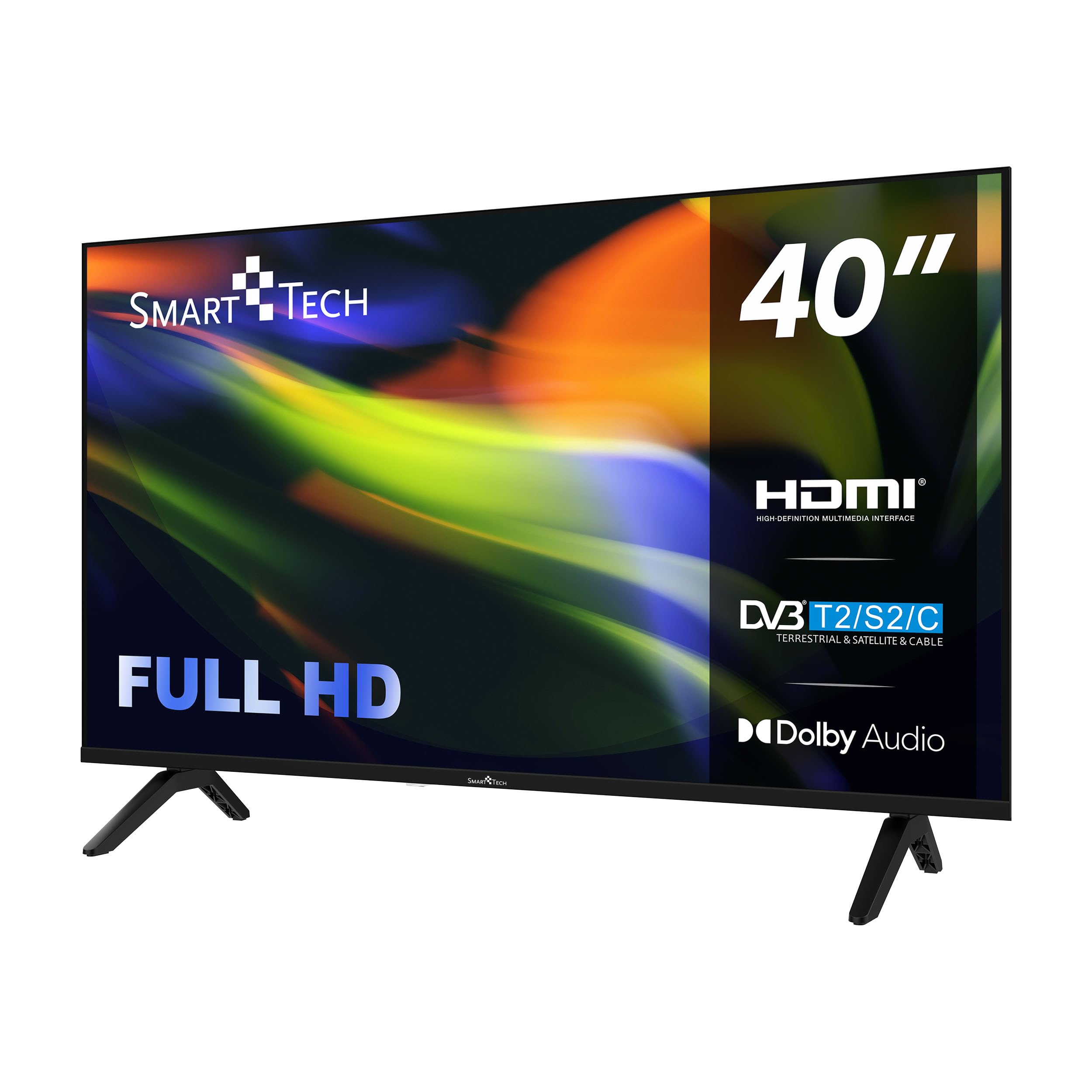 Smart Tech 40FN01K, Televisor LED FHD de 40 Pulgadas (101 cm) sin Función Smart TV