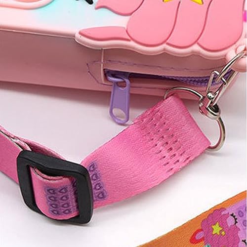 Miniatura 6 de Bolso pequeño para reventar, bolso de unicornio para niñas y mujeres, bolsa de reventar burbujas con juguete de unicornio para reventar, bolsa de