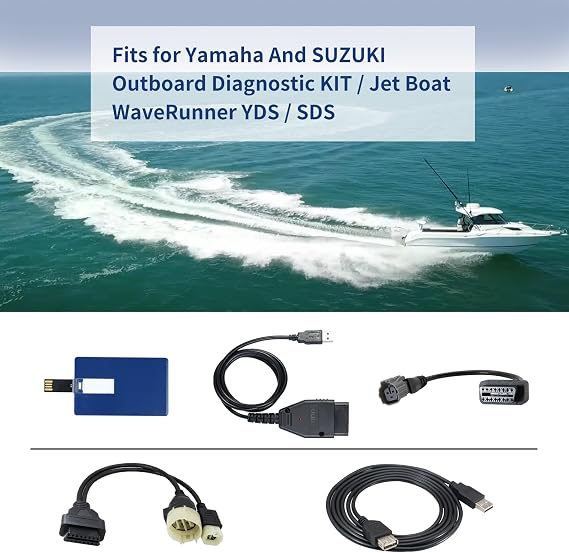 Diagnostic Cable Tool Scanner Kit Fit Yamaha YDS 1.33 & Suzuki SDS 8.40
