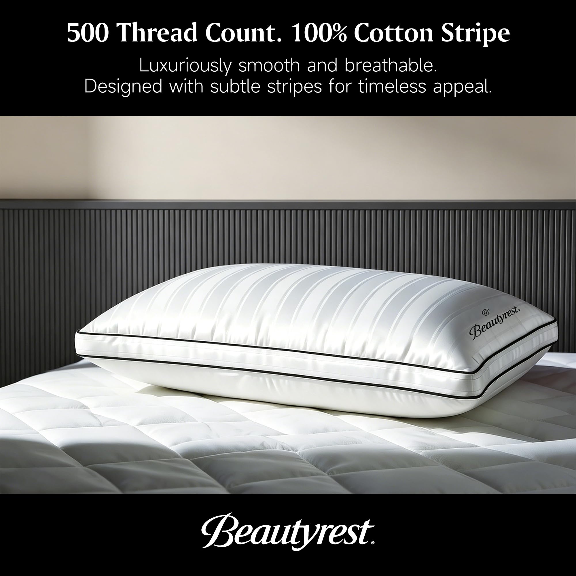 Best Beautyrest Black Pillows 2026 1 Beautyrest Hotel Collection Luxury Queen Pillows Set of 2 — product photo