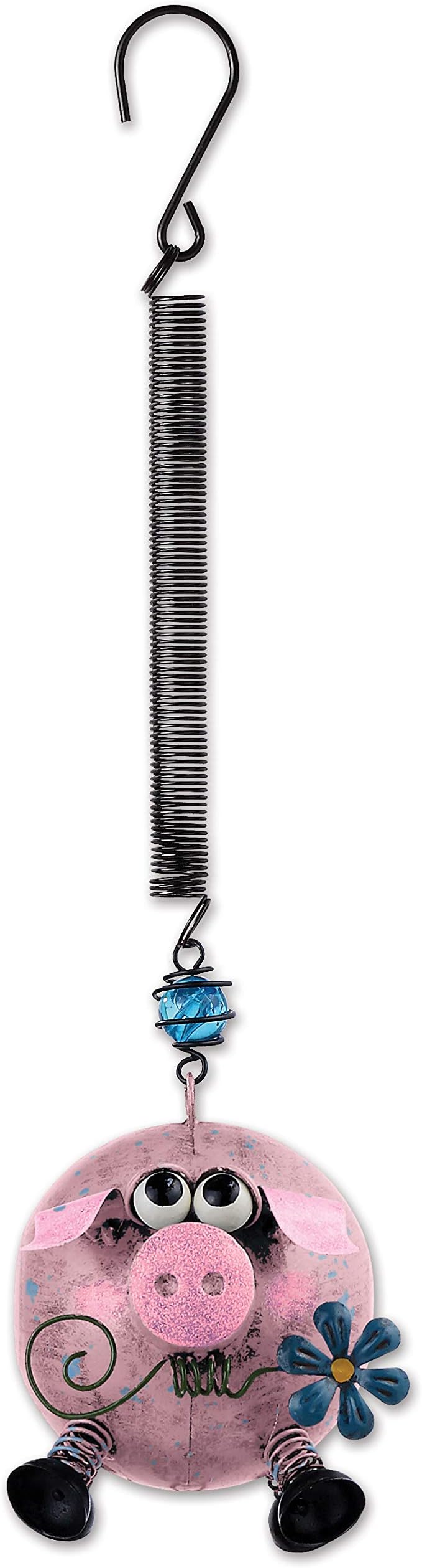 Sunset Vista Designs Farm Fresh Pig Bouncy Hanging Decoration