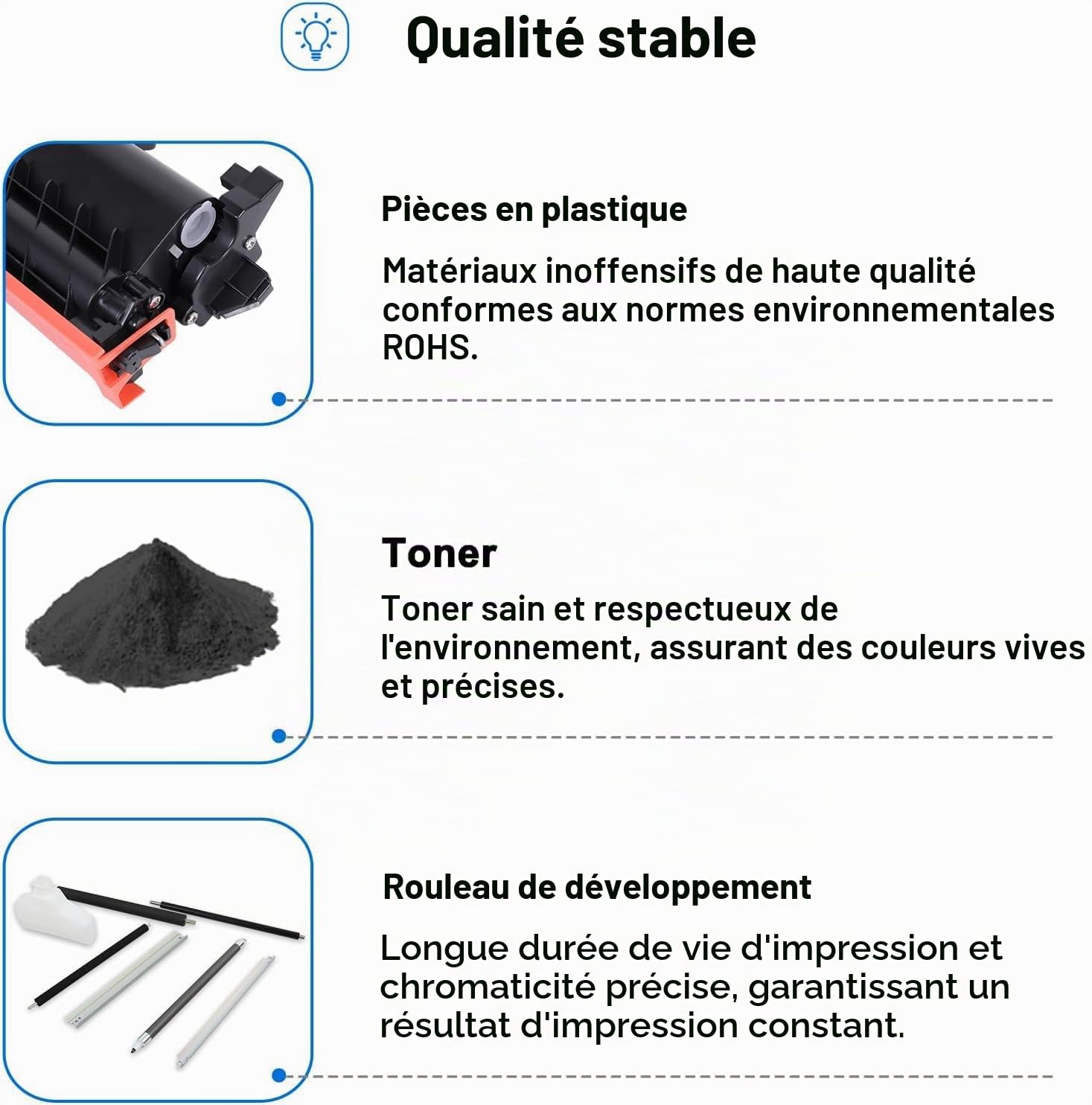TN2420 Compatible pour Brother TN 2420 TN-2420 Toner (Noir, 2-Pack) | Compatible pour DCP-L2530DW MFC L2710DW HL-L2350DW MFC-L2710DW DCP-L2510D HL-L2375DW MFC-L2730DW MFC-L2750DW HL-L2310D TN2410