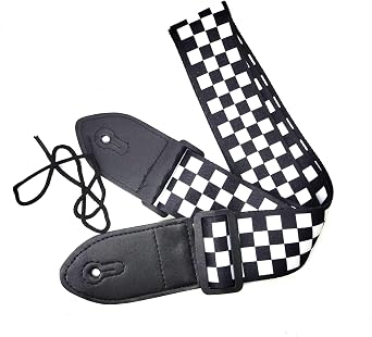 Guitar strap, classic adjustable cross body strap, electric guitar classic tail stud strap