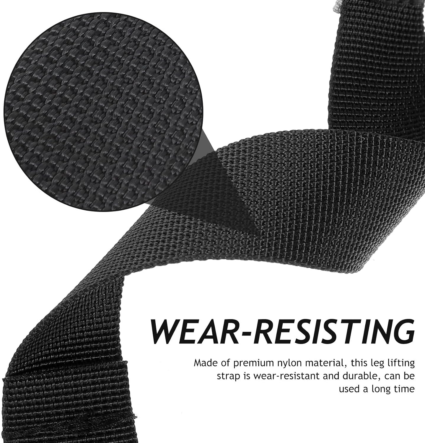 KICHOUSE Elder Leg Lift Belt and Leg Lifter Training Strap 2pcs for Disabled for Elderly Rehabilitation and Physical Therapy