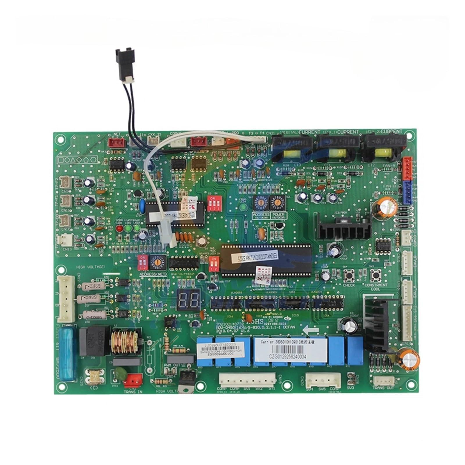 TELVEO Suitable for Central Air Conditioning Multi Split External Unit Motherboard MDV-D450 (16) W/S-830. D.2.1.1-1 V1.6(Used)