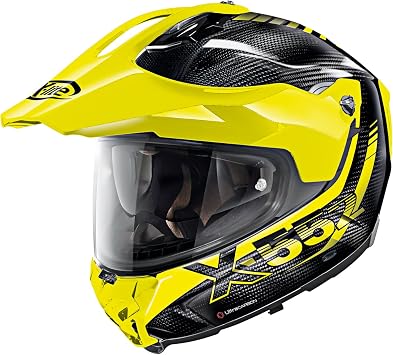 Nolan X-Lite X-552 Ultra Carbon Hillside Yellow/12 34076 Off-Road Motorcycle Helmet, Authentic, Size XL, 24.0 - 24.4 Inches 61 - 62 cm