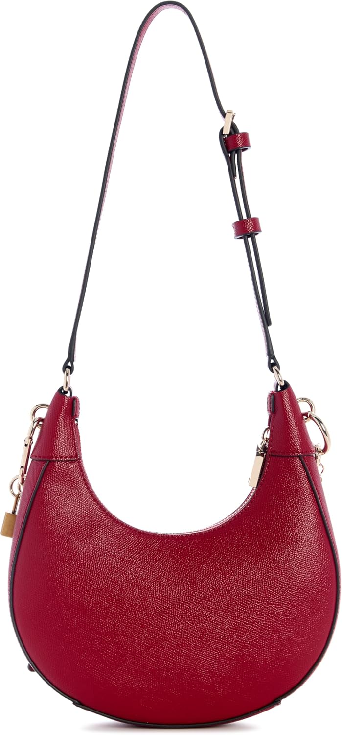 GUESS Davina Shoulder Bag, RED - Image 3