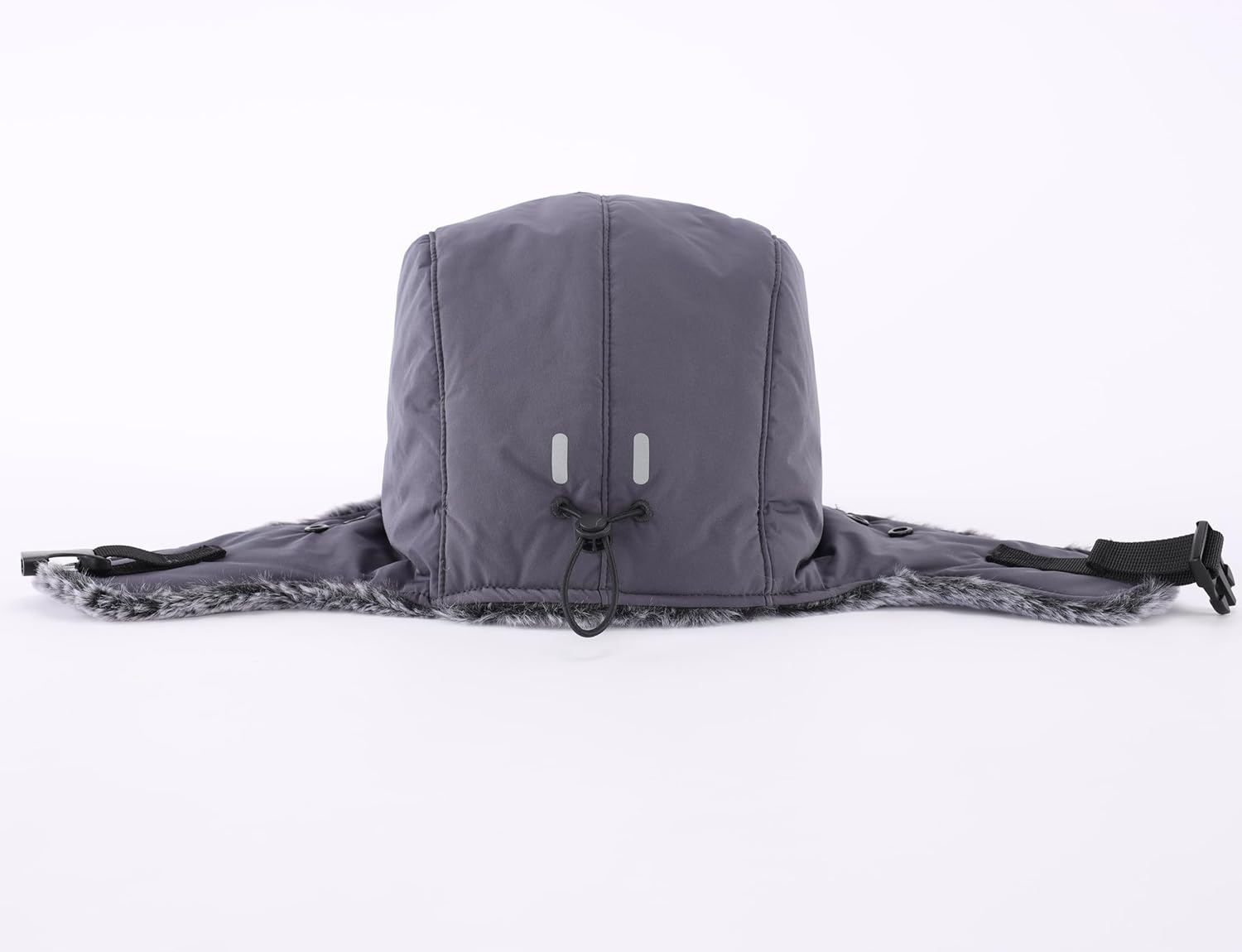 Home Prefer Waterproof Mens Faux Fur Trooper Trapper Hat Hunting Warm Winter Hat with Ear Flaps Visor Face Mask