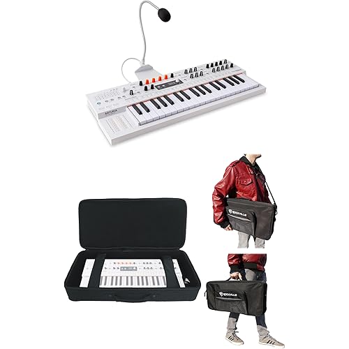 Arturia MiniFreak Vocoder Spontaneous Algorithmic Synthesizer Bundle: 6-Voice Polyphonic Hybrid Keyboard with 16-Band Vocal FX, KBFX2411 37-Key Padded Carrying Bag, 2-items