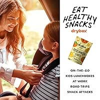 Vista 5 de Drybox Snacks de frutas secas de caqui en rodajas sin azúcar añadido, frutas exóticas sin OMG Sin pelar, con la cáscara Bocadillo keto y paleo
