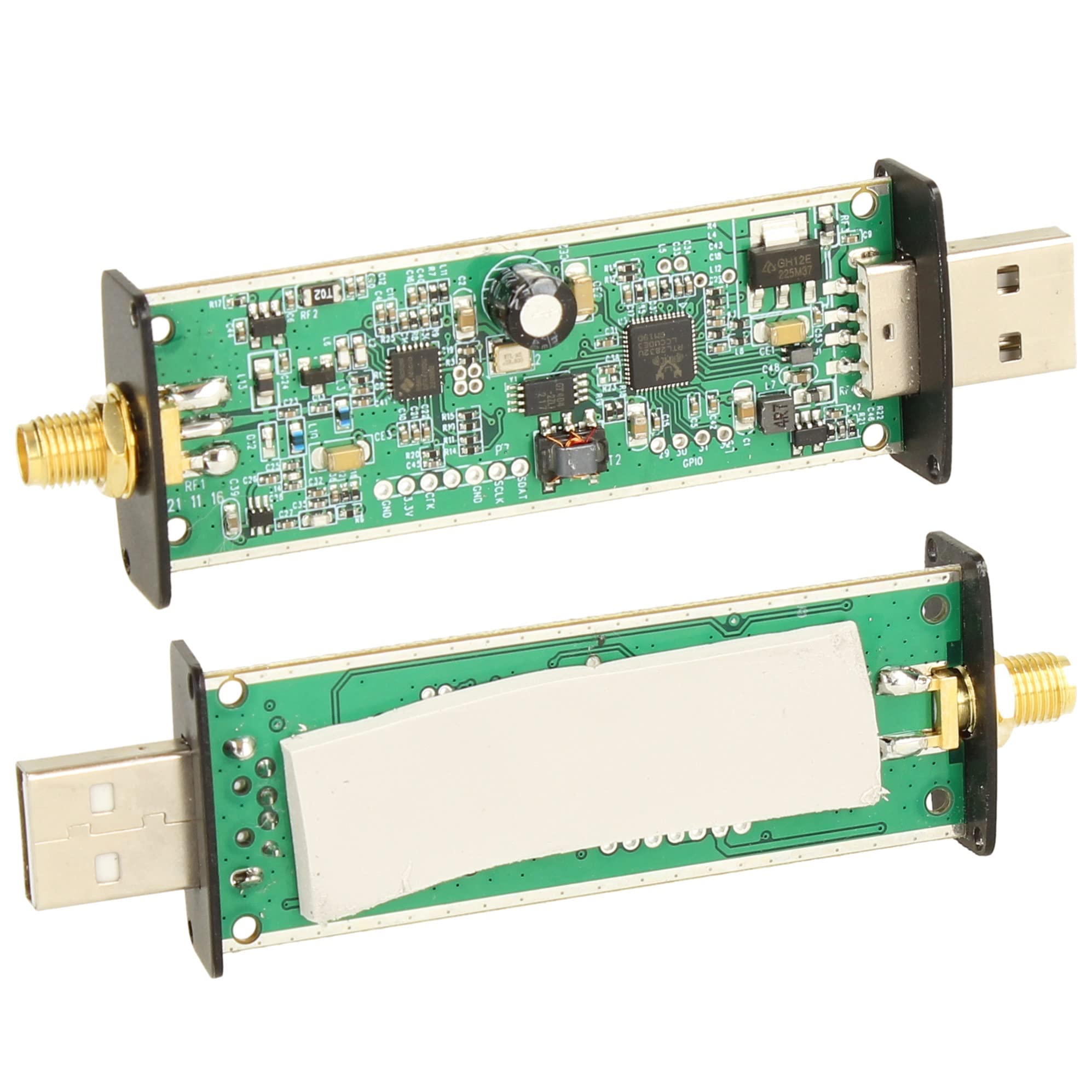 RTL-SDR Blog V3 - Receptor USB SDR con dongle R860/R820T2 y antena escáner GSCAN II 25-2000 MHz