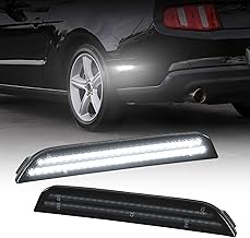 AUTOONE Upgraded Rear LED Side Marker Lights Compatible With Ford Mustang 2010 to 2014, Fender Side Markers, Smoked Lens Driver & Passenger Side, Parking Lamps, 2PCS