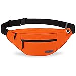 MAXTOP Large Crossbody Fanny Pack Belt Bag with 4-Zipper Pockets Gifts for Enjoy Sports Festival Workout Traveling Running Casual Hands-Free Wallets Waist Pack Phone Bag Carrying All Phones