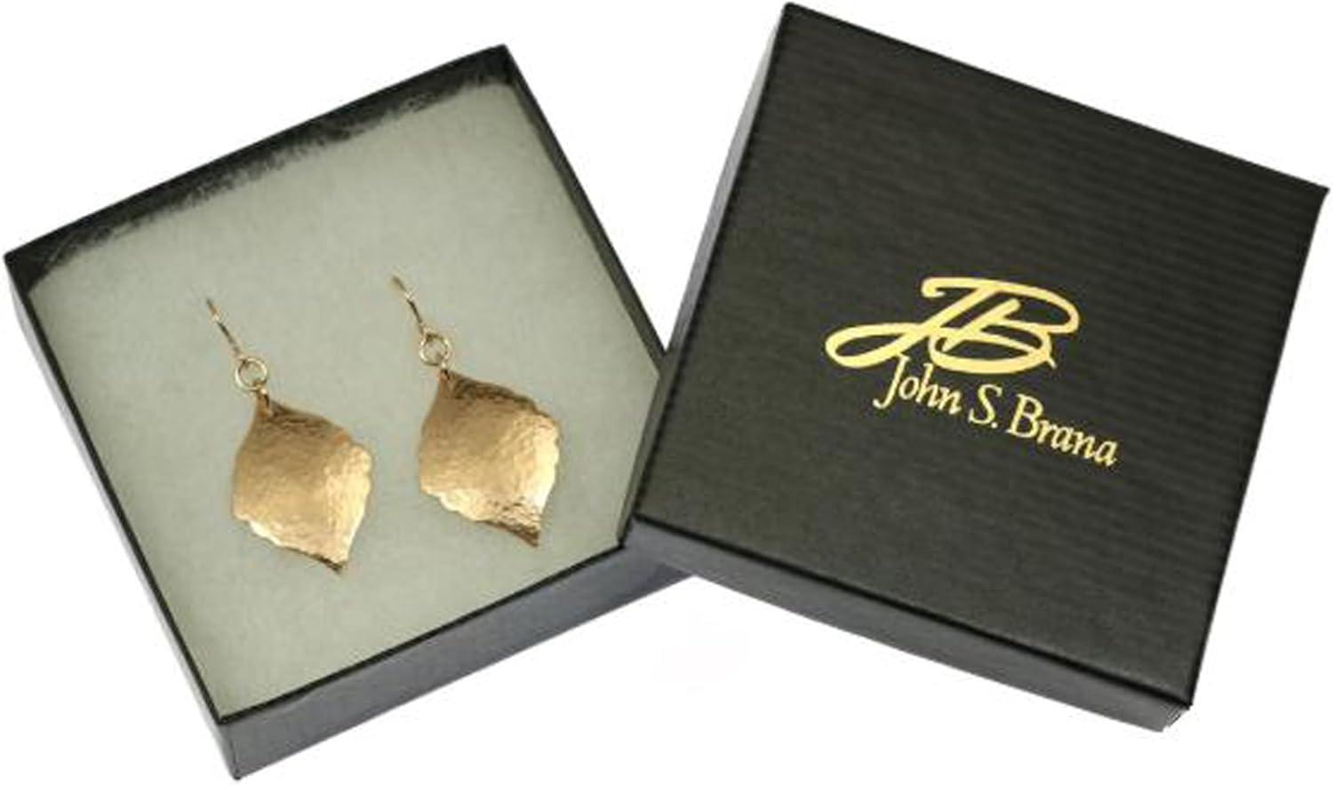 Hammered Bronze Moroccan Drop Earrings