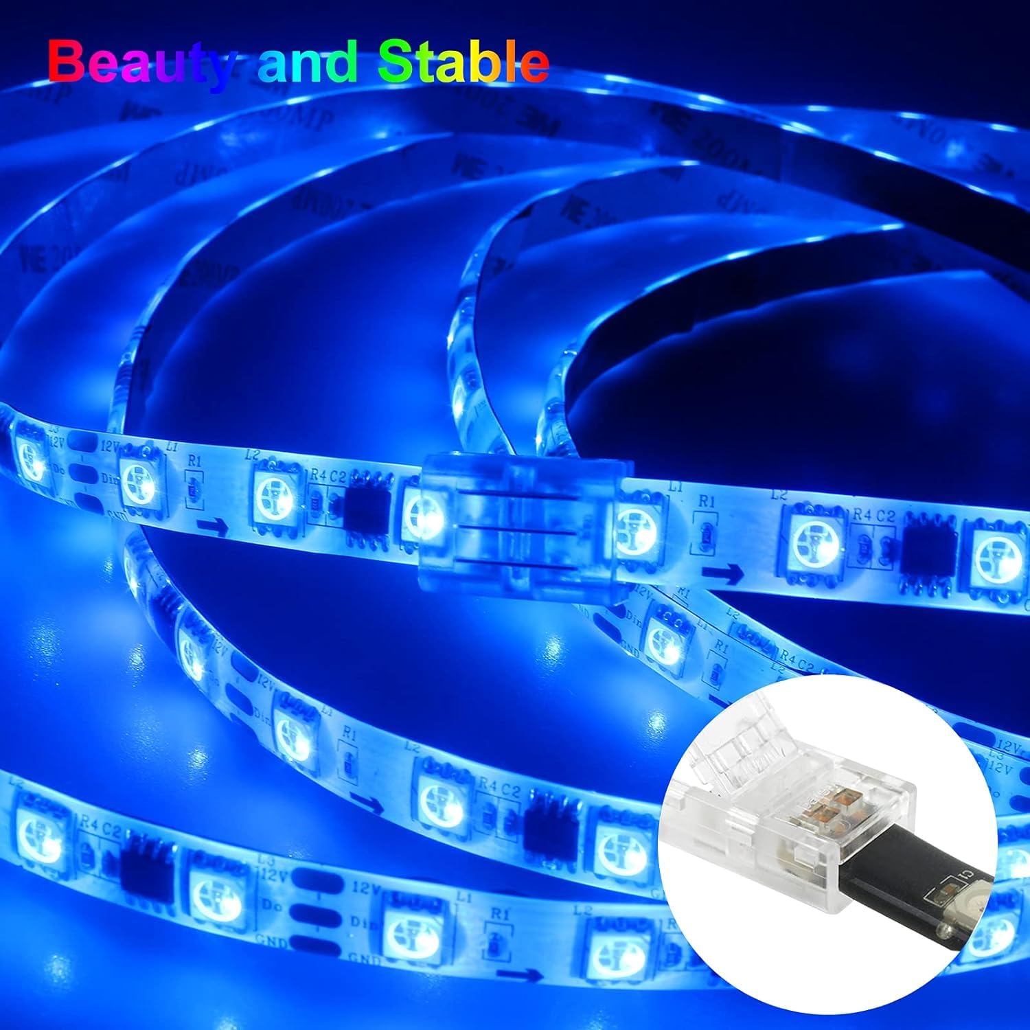 Connettore Per Strip LED Larghezza 8mm con clip 2 pin e cavi a saldare | Leroy Merlin