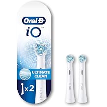 Oral-B iO Ultimate Clean Replacement Brush Heads - White Pack of 2