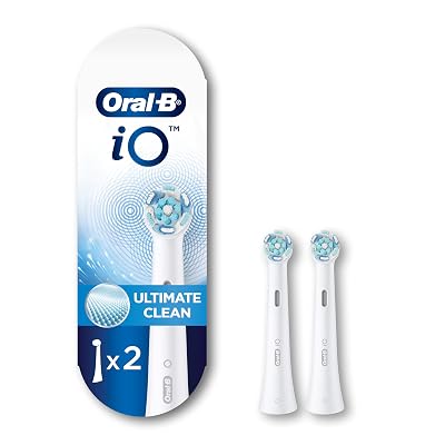 Oral B ORIGINAL iO Electric Toothbrush Ultimate Clean White Replacement Brush Heads, Tuft-in-Tuft Bristle Technology, Pa