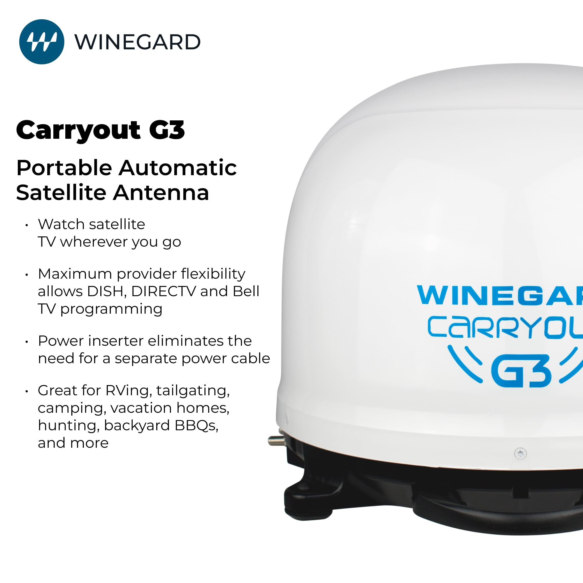 Winegard GM-9000 - Satélite automático Blanco