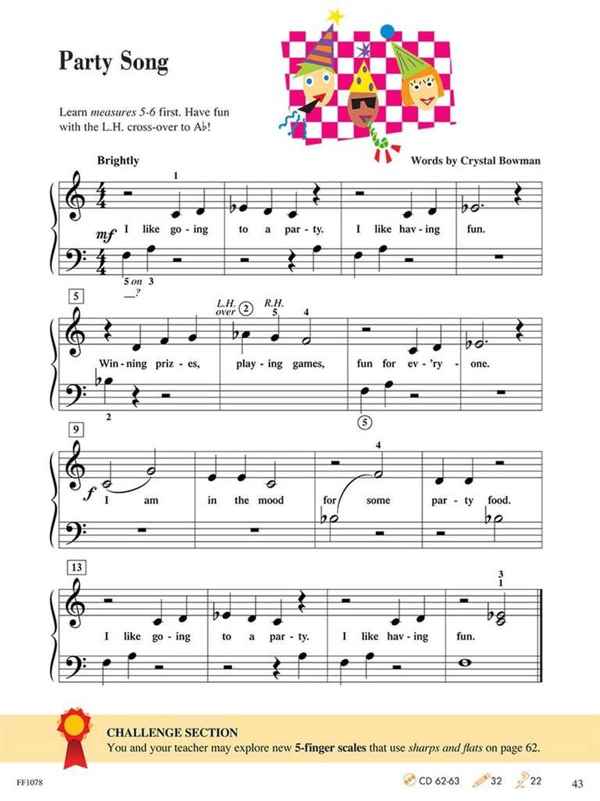 Piano Adventures: Lesson Book - Level 1, 2nd Edition | Beginner Piano Method Book | Sheet Music Songbook with Chords and Grand Staff Reading | Faber Piano Method Book for Kids and Adults — Amazon image 13