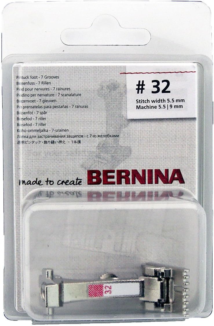 Bernina 7-Groove Pintuck Foot #0084727300 (#32N) Genuine Machine