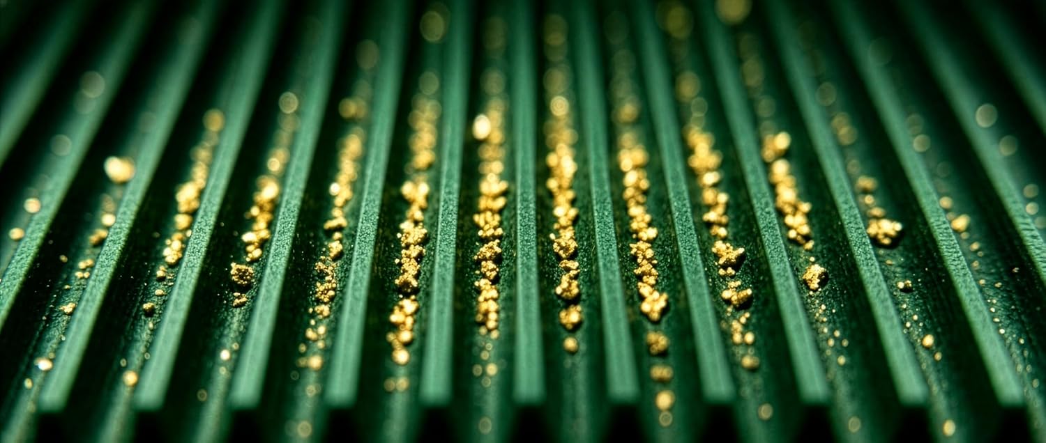 Sluice Box Rubber V Matting; Gold Sluice mat for fine Gold Recovery Set; Gold Prospecting Supplies; precut trimmable Size Selection, Black/Green Color, mini Rib/Micro Rib Pattern