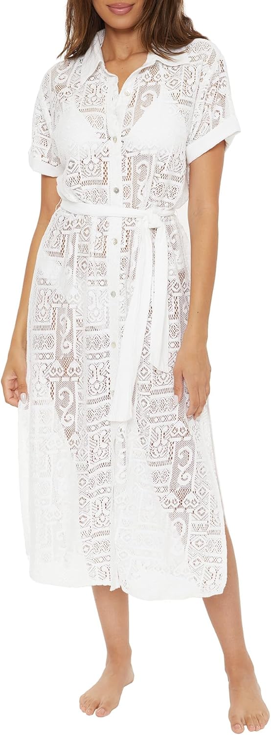 BECCA Womens Standard Gauzy Dress, Collared Ghana | Ubuy