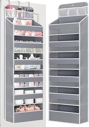 Organizador para colgar sobre la puerta, organizador de armario de bebé sin inclinación para pañales, juguetes de niños, zapatos, organizador de