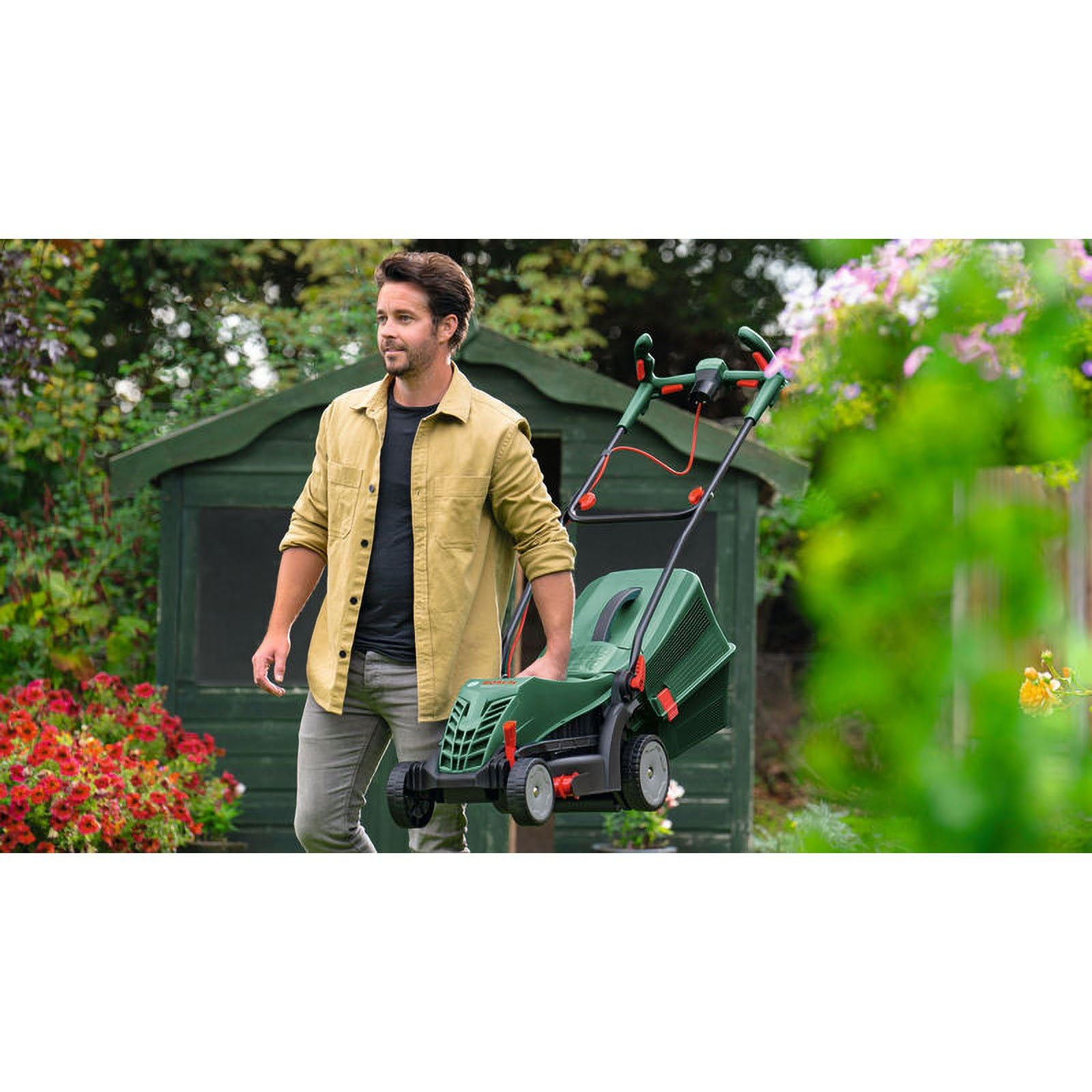 Bosch UniversalRotak 37-550 Rasenm?her 37 cm Schneidbreite 1400 W Netzbetrieb Gr?n (06008A6500)