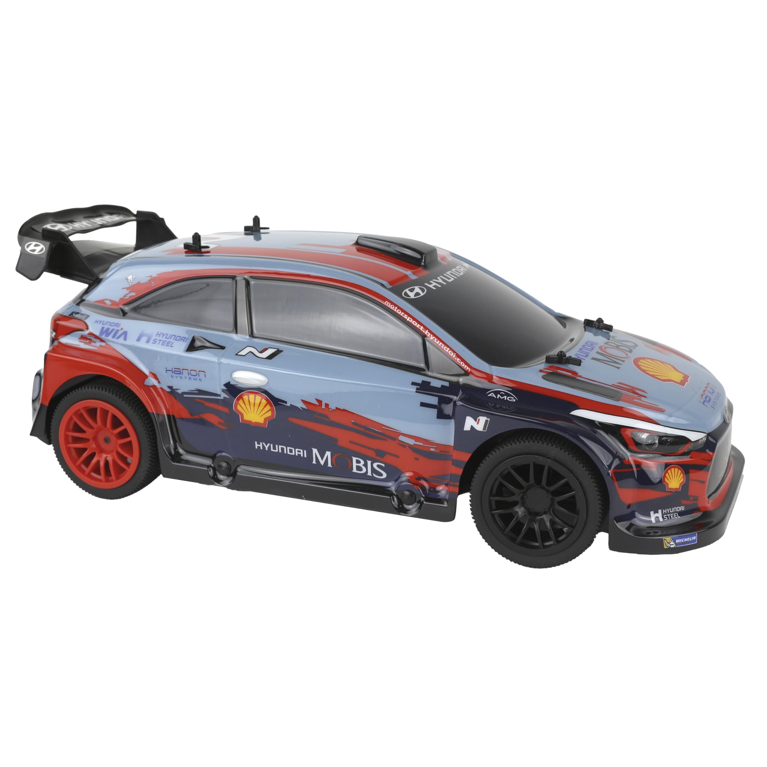 Ninco - NincoRacers Hyundai i20 WRC | Coche de Radio Control con Batería Li-Ion de 500 mAh y Cargador incluidos | Escala 1/10 | A Partir de 6 años (NH93163)