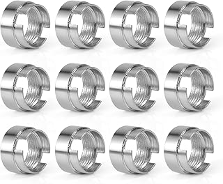 12pcs Thread Adapter, 0.35 Inch Diameter Thread Screw Converter 510 Thread Adapter Threaded Adapters Connector Soldering Iron Adapters for Repairing Electronic Equipment
