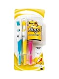 Post-it Flags + Highlighter, 3 Pack, 50 Color Coordinated Flags/Highlighter, Yellow, Pink, Blue (689-HL3) – view 1