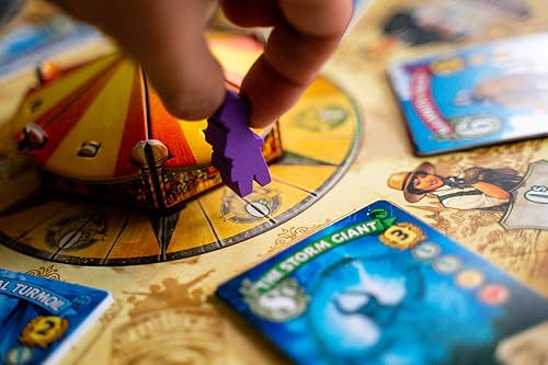 Miniatura 5 de Tenpenny Parks Juego de mesa | Construye el mejor parque temático | Hermoso parque de atracciones estrategia colocación de trabajadores juego de