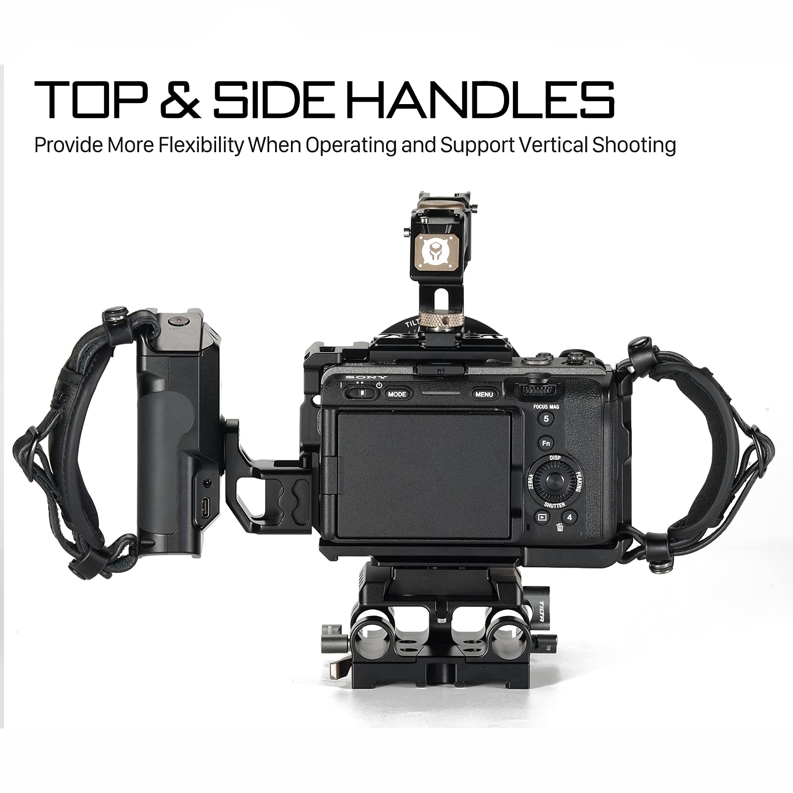 Amazon.co.jp: TILTA フルカメラケージ Sony FX3 FX30対応 回転式 