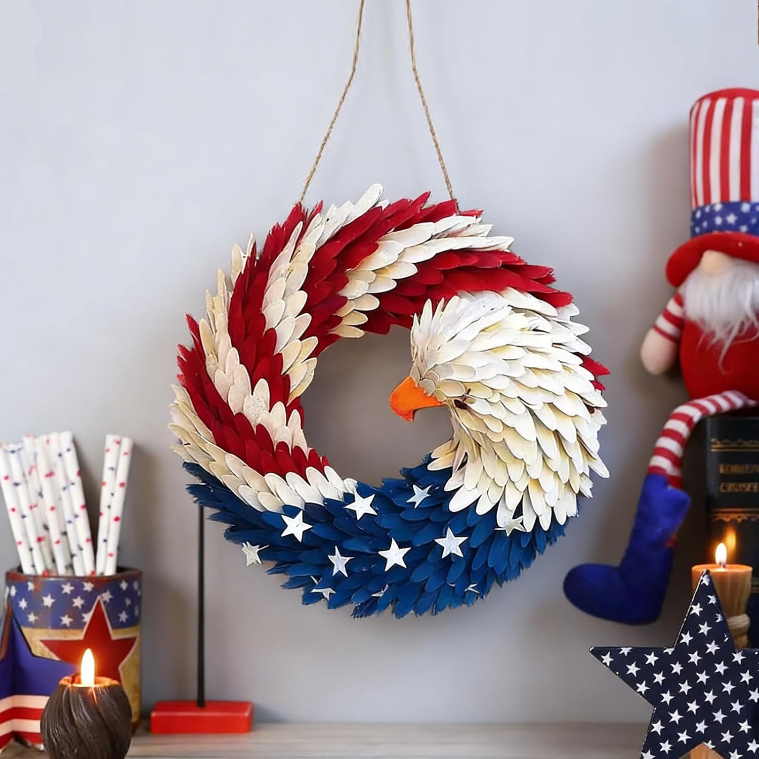 Anniversary Eagle Wreath for Door