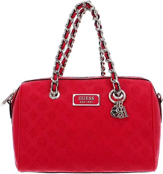 Guess Logo Love Box Satchel Hibiscus : Amazon.it: Scarpe e borse