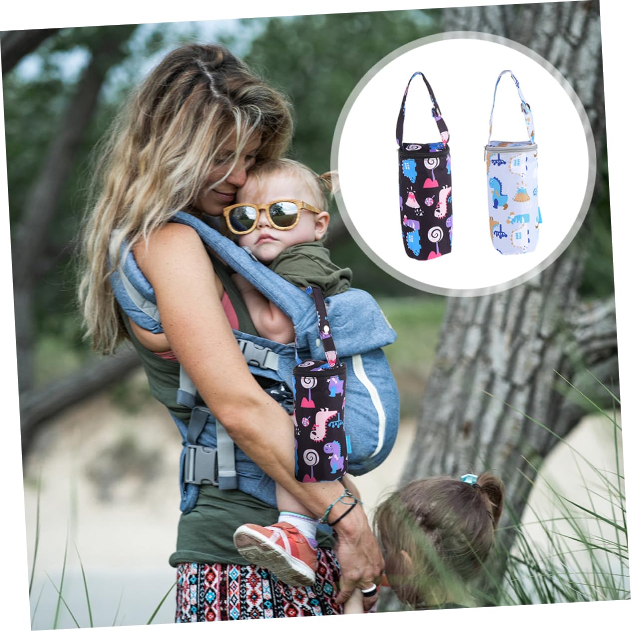 TOYANDONA 4piezas Bolsa Térmica para Biberones Aislante y Lavable para Mantener Leche Paseos Bebés