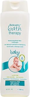 Belcam Bath Therapy Fragrance Free Moisturizing Baby Body Wash and Shampoo 16.9-Fluid Ounce