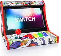 Vista 1 de Mini Arcade Cabinet for Nintendo Switch 1 & Switch OLED,Retro Arcade Machines for Home and Arcade Gaming Cabinet Stand Compatible with Street