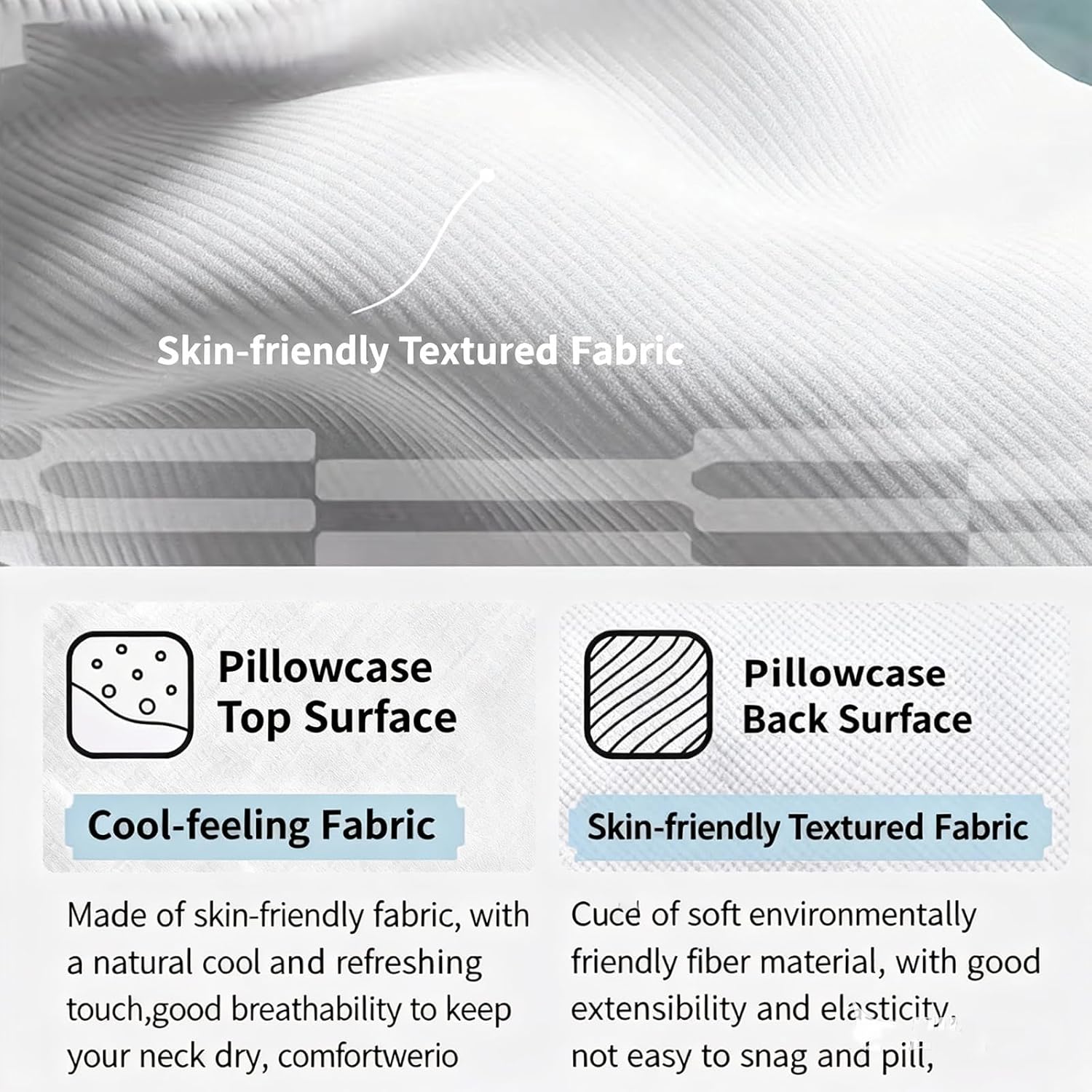 Sweet Spot Pillow for Neck & Back Support - 27° Ergonomic Wedge Pillow with Adjustable Height, Breathable & Multi-Use for Reading in Bed, Resting on Sofa, Lounge Relaxation (Blue)