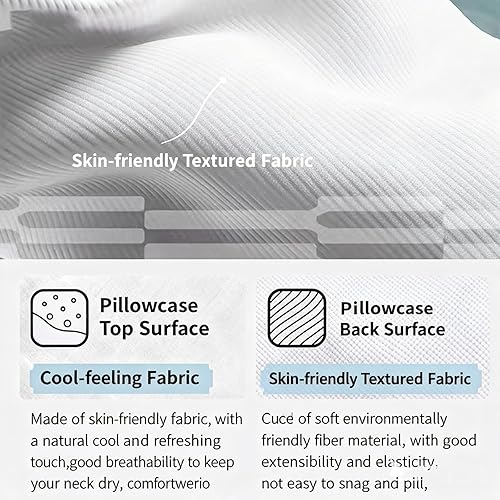 Miniatura 7 de Almohada Sweet Spot para soporte de cuello y espalda, almohada ergonómica de cuña de 27° con altura ajustable, transpirable y multiusos para leer