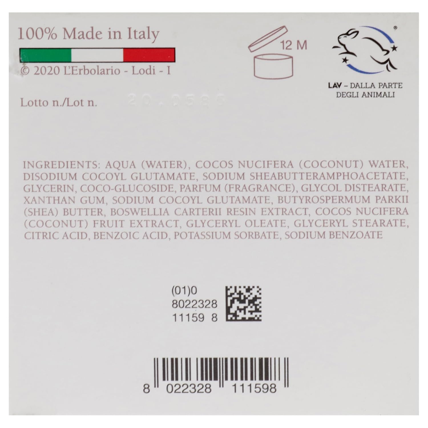 L’Erbolario Shea Butter Nourishing Bath Cream - Nourishing Body Wash - With Fair Trade Shea Butter - Paraben and Sulfate Free Shower Gel - 10.1 oz - Image 5