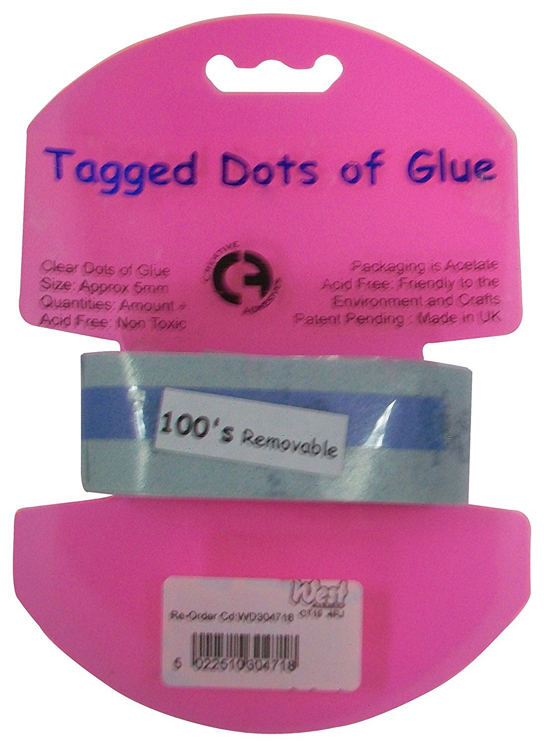 Creative Adhesives 100Piece Removable Glue Dots Amazon.in