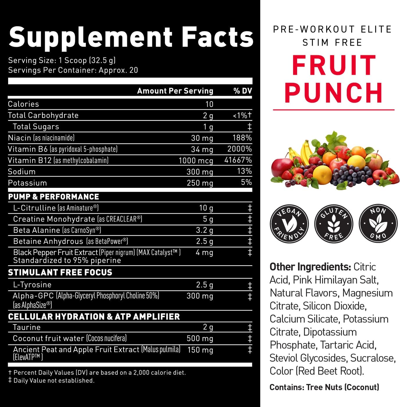 Kaged Pre Workout Elite Stim Free Powder | 20 Servings — Amazon image 7