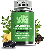Vista 7 de Candisite Candida Cleanse Fórmula avanzada 10 en 1 - Ajenjo, nogal negro, PAU D'Arco Apoya el equilibrio digestivo y microbiano Soporte