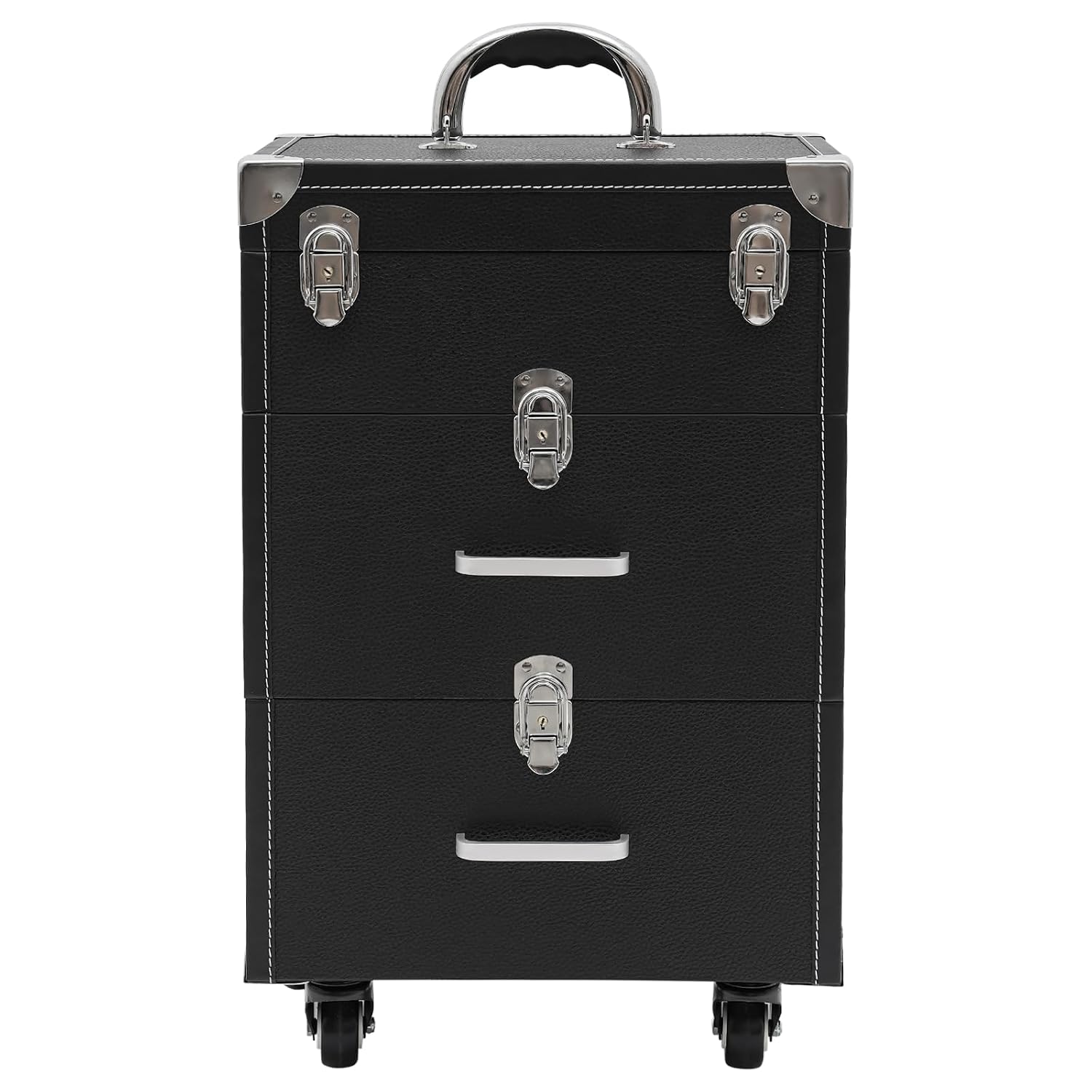 MUSESPANI Rolling Nail Case w/compartment Wheeled Manicure Storage Case Polish Organizer 110.23 lbs Professional Makeup Tr... - Review, Price and Buying Guide