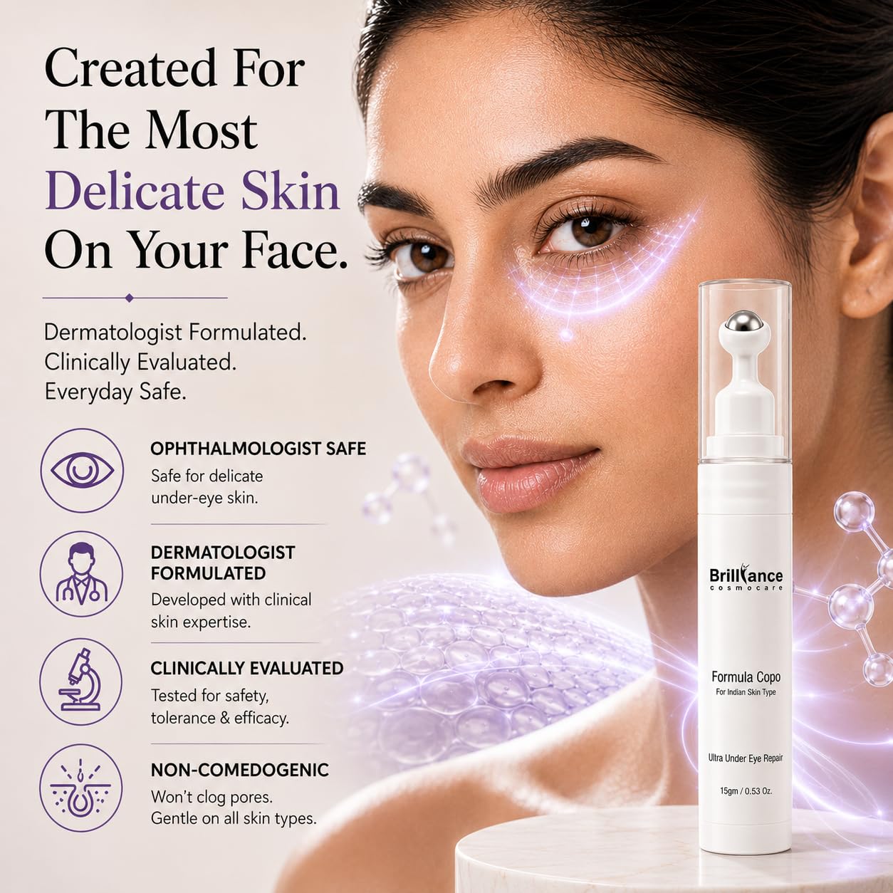 Brilliance Dermatologist-Formulated Under Eye Cream for Dark Circles — Amazon image 8