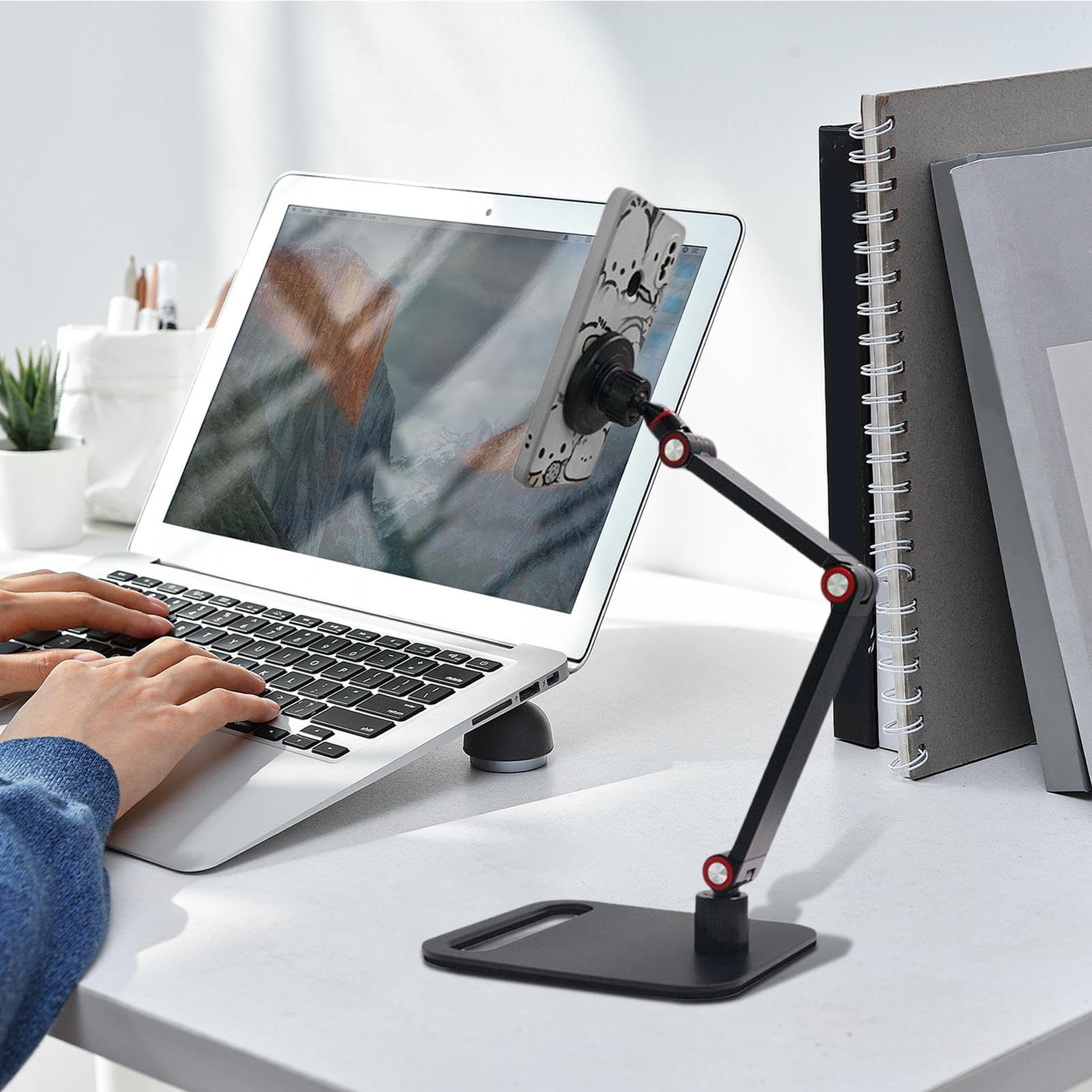 Supporto Magnetico Per Telefono Cellulare Supporto Portatile e Pieghievole | Astuccio Portacellulare Universale Adattabile per Famiglia, Adulti, Uomini, Donne, Scrivania, Casa,
