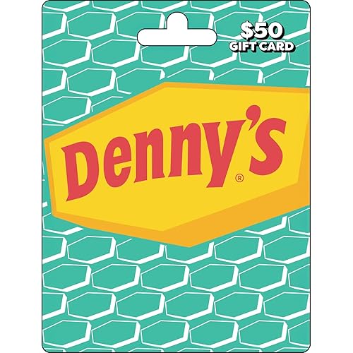 Denny's Physical Gift Card - $50